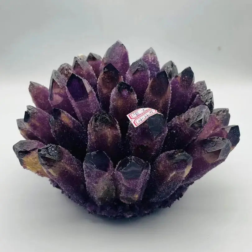 7kg Natural Purple Ghost Quartz Crystal Cluster Healing Crystals Raw Gemstone Specimen For Home&Office Decoration Degaussing